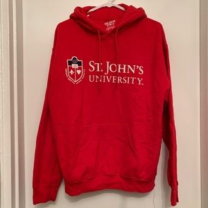 St. John’s University hooded sweatshirt
